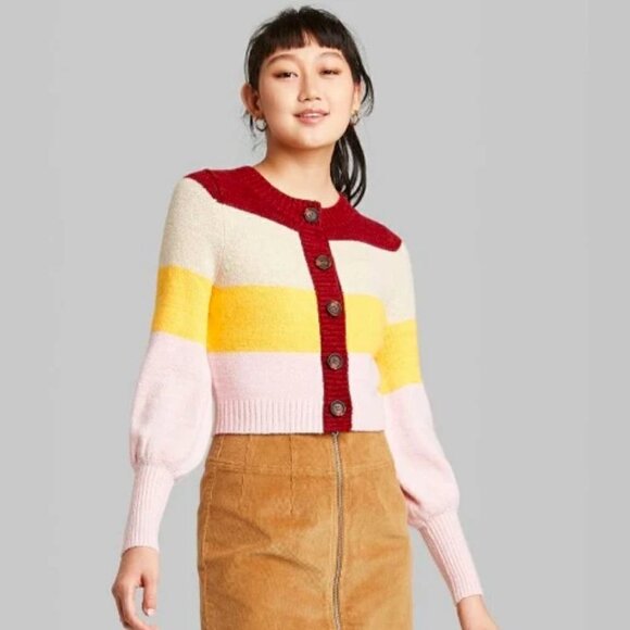 Women's Button-Front Cardigan - Wild Fable - Picture 1 of 5